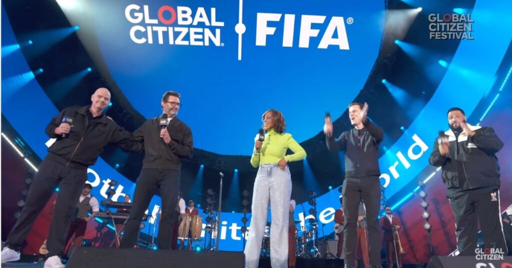 Global Citizen would co-produce a halftime show for the World Cup final 2026